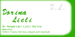 dorina lieli business card